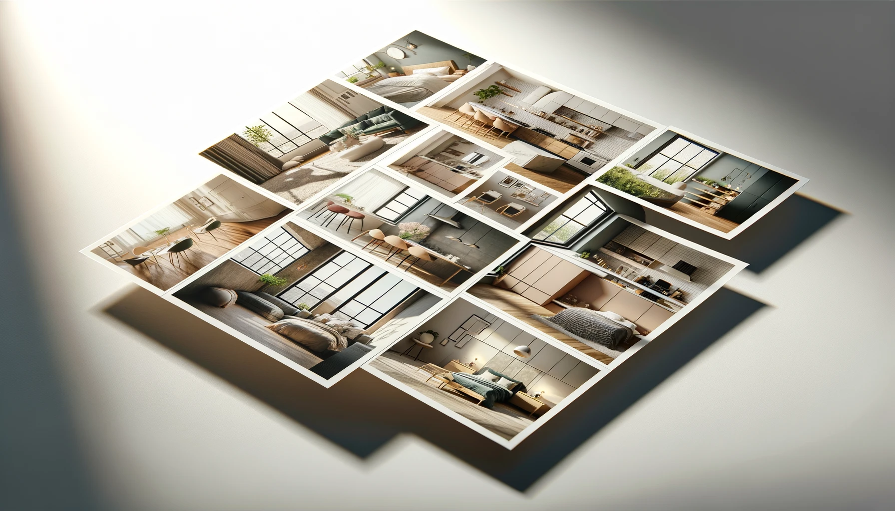 Photomontage of various rooms